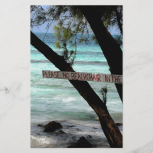 Strandstoelen Rum Point Grand Cayman Briefpapier
