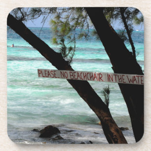 Strandstoelen Rum Point Grand Cayman Drankjes Onderzetter