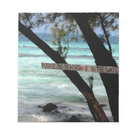 Strandstoelen Rum Point Grand Cayman Notitieblok