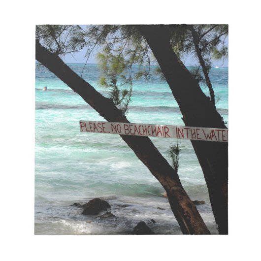 Strandstoelen Rum Point Grand Cayman Notitieblok (Voorkant)
