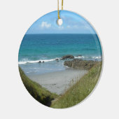 Strandstrand Keramisch Ornament (Links)