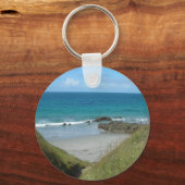 Strandstrand Sleutelhanger (Voorkant)