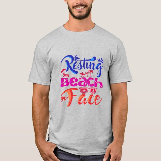 strandstrand t-shirt (Voorkant)