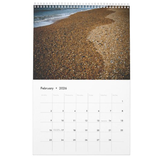 strandt kalender #1 (middelgroot A3) (Feb 2026)