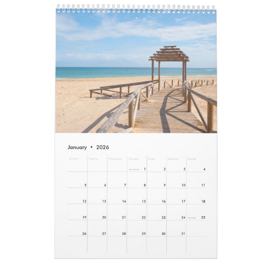 strandt kalender #1 (middelgroot A3) (Jan 2026)