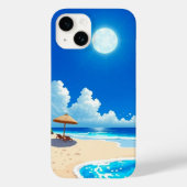 Strandtafereel achter wolken telefoon Case-Mate iPhone case (Achterkant)