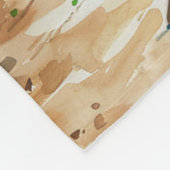 Strandtafereel Fleece Deken (Hoek)