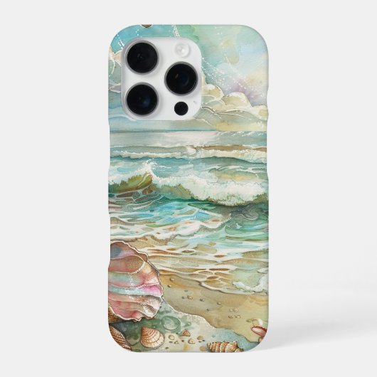 Strandtafereel iPhone Hoesje (Achterkant)