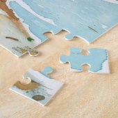 Strandtafereel Legpuzzel (Zijkant)