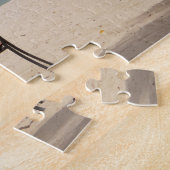 Strandtafereel Mauritius. Legpuzzel (Zijkant)