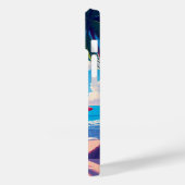 Strandtafereel met zon en wolken mobiel Case-Mate iPhone case (Achterkant / Links)