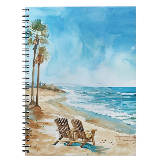 Strandtafereel Notitieboek (Voorkant)