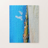 Strandtafereel South Carolina. Legpuzzel (Verticaal)