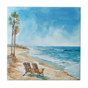 Strandtafereel Tegeltje