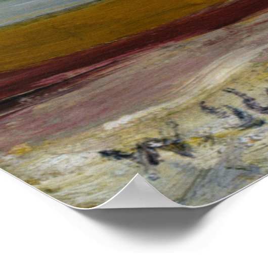 Strandtafereel van Glackens Poster (Hoek)