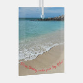 Strandtafereel van Key West, FL Christmas Ornament (Voorkant Rechts)