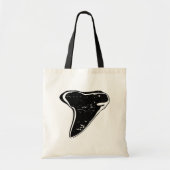 Strandtas met haaientand tote bag (Voorkant)