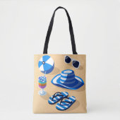 Strandtas Tote Bag (Voorkant)