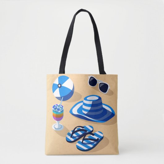 Strandtas Tote Bag (Voorkant)
