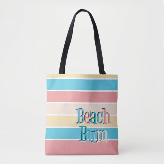 Strandtas voor de Strandlummel Tote Bag (Voorkant)
