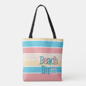 Strandtas voor de Strandlummel Tote Bag (Achterkant)