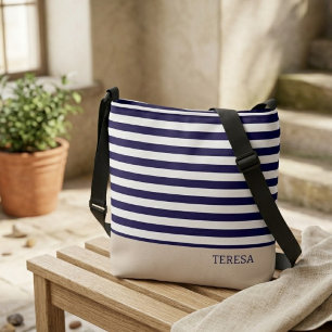 Strandtas voor Vrouwen van Canvas Grote Verstelbar Crossbody Tas