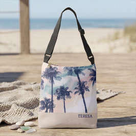 Strandtas voor Vrouwen van Canvas Grote Verstelbar Crossbody Tas
