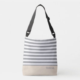 Strandtas voor Vrouwen van Canvas Grote Verstelbar Crossbody Tas
