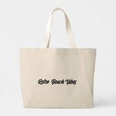 STRANDTAS ZOMERSTRAND VIBES KLEURRIJK GROTE TOTE BAG (Achterkant)