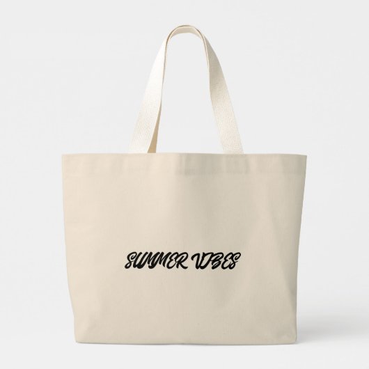 STRANDTAS ZOMERSTRAND VIBES KLEURRIJKE COOL GIRL GROTE TOTE BAG (Achterkant)
