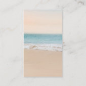 Strandthema boeken voor Baby shower Informatiekaartje (Achterkant)