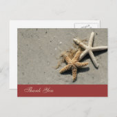 Strandthema Dank u Briefkaarten (Voorkant / Achterkant)