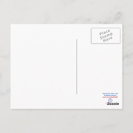 Strandthema Dank u Briefkaarten (Achterkant)