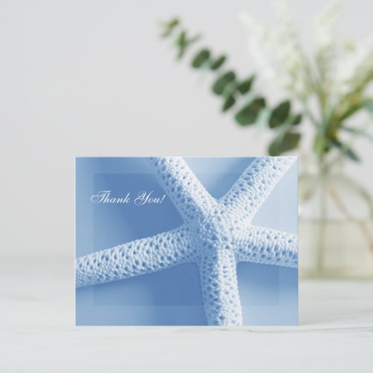 Strandthema Dank u Briefkaarten (Staand voorkant)