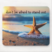 Strandthema Inspirerend Starfish Mousepad Muismat (Voorkant)