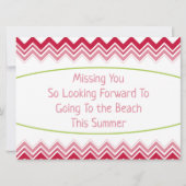 Strandthema Ontbreekt je spel Kaart (Achterkant)