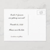 Strandthema Save the Date briefkaarten (Achterkant)