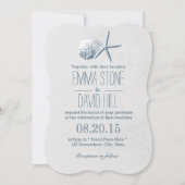 Strandthema Starfish & sand dollar Weddenschap Kaart (Voorkant)