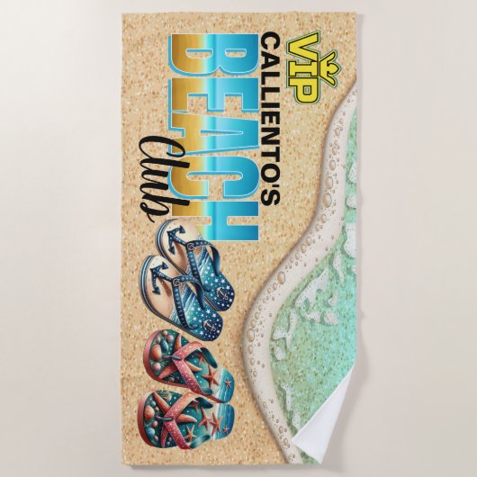 Strandthema Strandlaken (Voorkant)