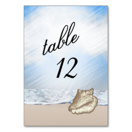 Strandthema Tafelnummer