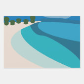 Strandthemaparty Inpakpapier Vel (Voorkant 2)