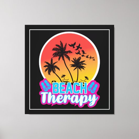Strandtherapie-18920 Canvas Afdruk (Voorkant)