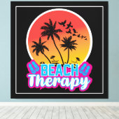 Strandtherapie-18920 Canvas Afdruk (Insitu (Houten vloer))