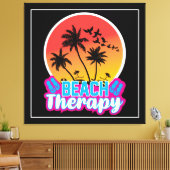 Strandtherapie-18920 Canvas Afdruk (Insitu (Woonkamer))