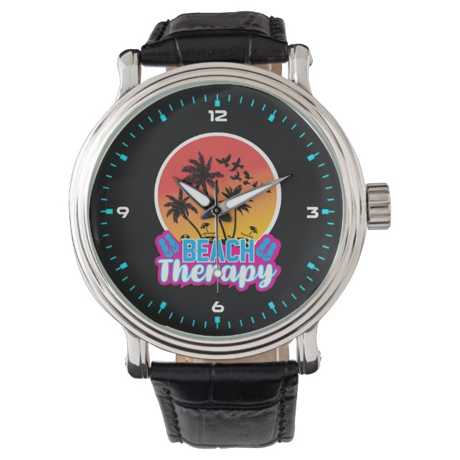 Strandtherapie-18920 Horloge (Voorkant)