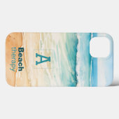Strandtherapie in Ocean Summer Vibes Monogram Case-Mate iPhone Case (Achterkant (horizontaal))