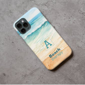 Strandtherapie in Ocean Summer Vibes Monogram Case-Mate iPhone Case