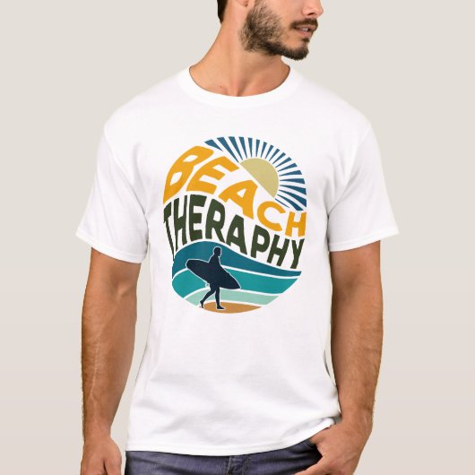 Strandtherapie T-shirt (Voorkant)