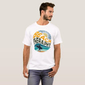 Strandtherapie T-shirt (Voorkant volledig)