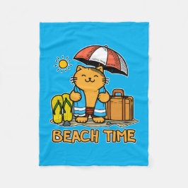 Strandtijd 1 fleece deken